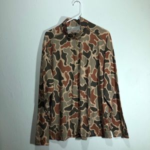 ORVIS DRIRELEASE CAMO QUARTER-ZIP NEW!!